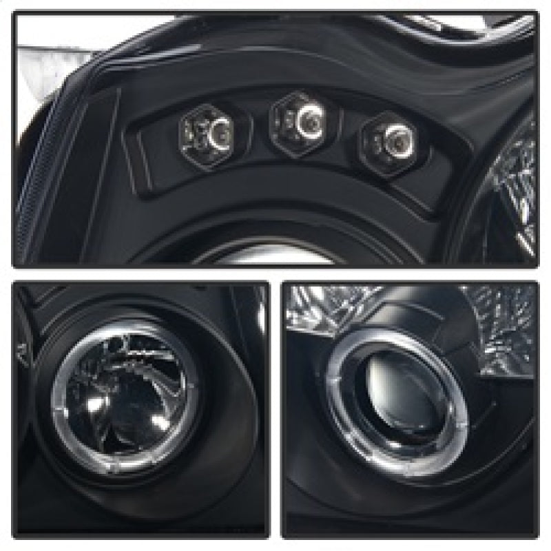 Spyder 5078551 fits Jeep 05-07 Grand Cherokee Projector Headlights LED Halo LED