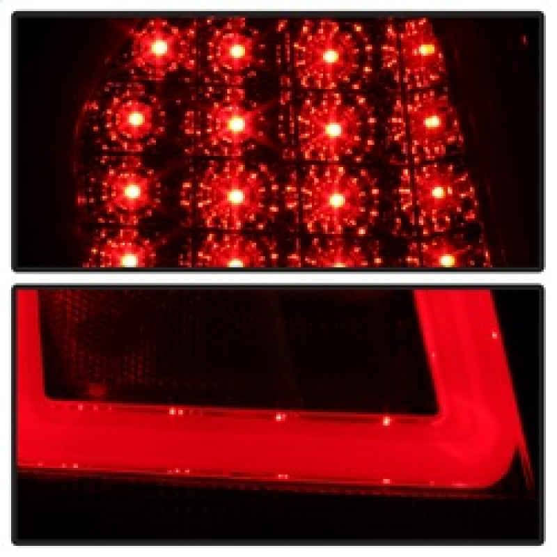 Spyder 5083395 fits Chrysler 08-10 300C V2 Light Bar LED Tail Lights - Red Clea