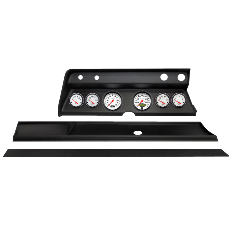 AutoMeter 2931-09 Autometer Phantom Direct Fit Dash Kit 1966 fits Chevy Chevelle (2 x 3-3/8in. / 4 x 2-1/16in.)