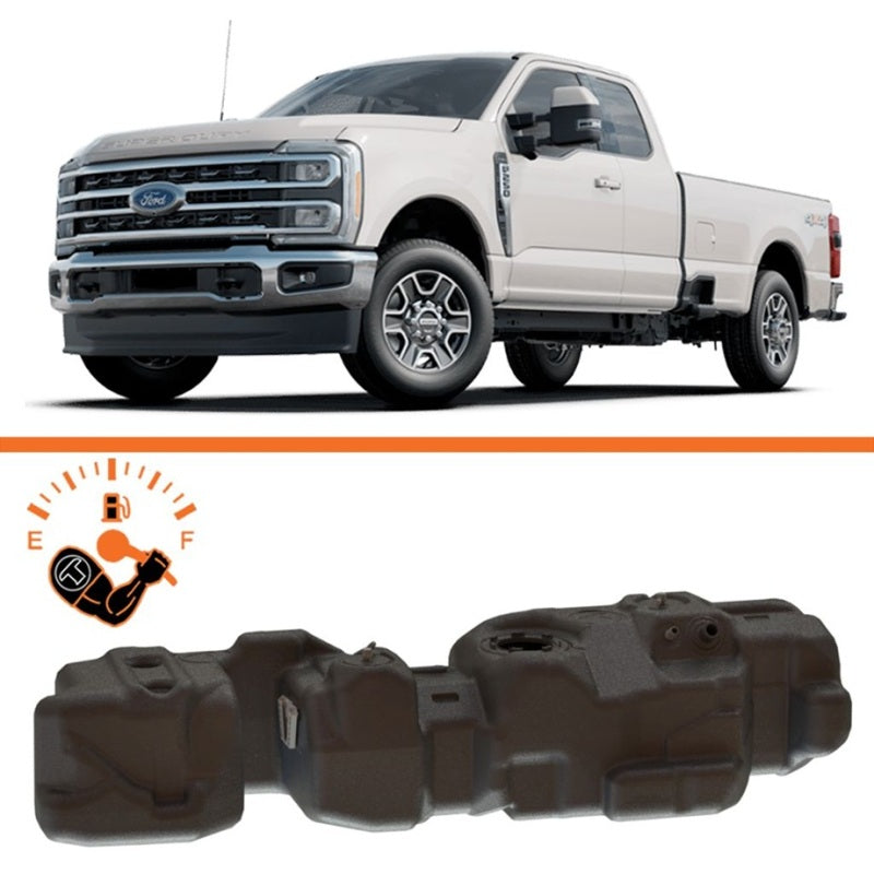 fits Titan Fuel Tanks 7020217X 17-25 Ford F-250/F-350 PowerStroke Super Cab Long Bed 55 Gal XXL Mid-Ship Tank