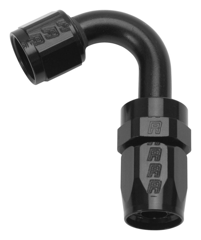 Russell 613405 Performance -6 AN Black 120 Degree Full Flow Swivel Hose End