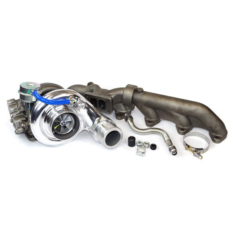 Industrial Injection 22A456 07.5-09 fits Dodge 6.7L Cummins Silver Bullet 62mm Turbo Kit