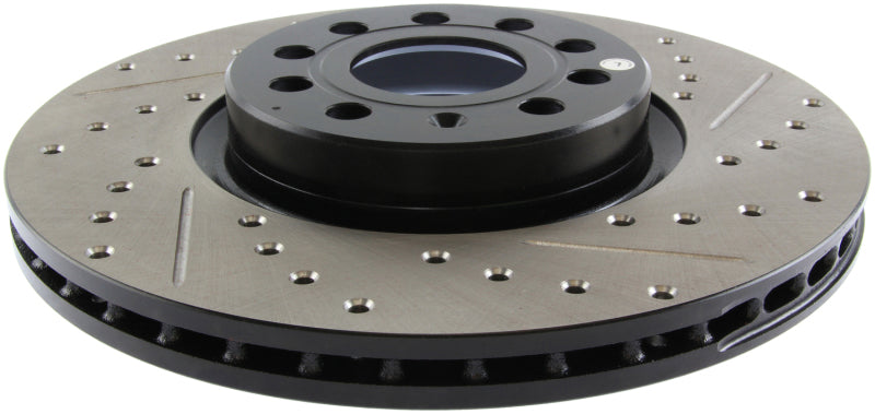 Stoptech 127.33098L Slotted & Drilled Sport Brake Rotor