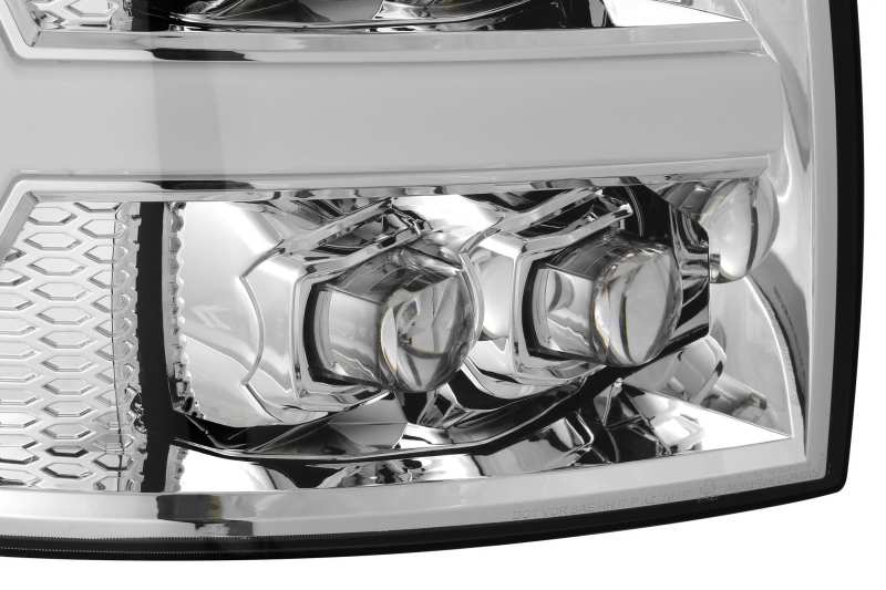 AlphaRex 880207 fits Chevy 07-13 1500HD NOVA LED Proj Headlights Plank Style Ch