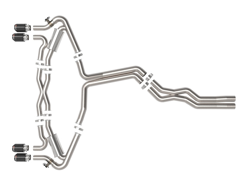 AFE 49-36448-C fits Audi RS6 Avant V8 4L (tt) MACH Force-Xp 3in to 2.5in 304 SS