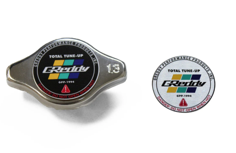 GReddy 13911003 Type-N 1.3 Radiator Cap Most fits Honda / Some Toyota - Polished