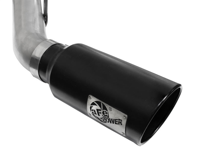 AFE 49-03065-B Exhaust 4in DPF-Back Al Steel 11-14 fits Ford Diesel Trucks V8-6