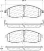 Stoptech 308.083 Street Brake Pads