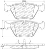 Stoptech 309.0394 95-99 fits BMW M3 / 01-07 M3 E46 / 89-93 M5 / 98-02 Z3 M series / 93-95 530 Front Brake Pads