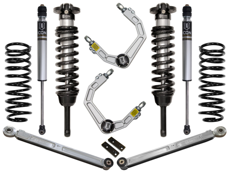 ICON K53053 fits Toyota 03-09 4Runner/FJ 0-3.5in Stage 3 Suspension System w/Billet Uca