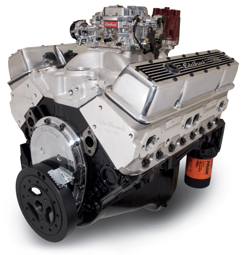 Edelbrock 46400 Crate Engine Edelbrock 9 0 1 Performer E-Tec No Water Pump As Cast