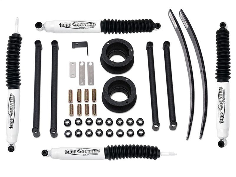 Tuff Country 33910KN 94-01 fits Dodge Ram 1500 4x4 3in Lift Kit (SX8000 Shocks)