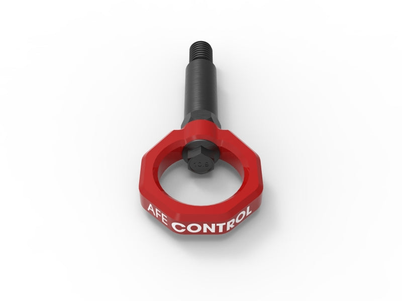 AFE 450-502001-R Control Front Tow Hook Red fits BMW F-Chassis 2/3/4/M