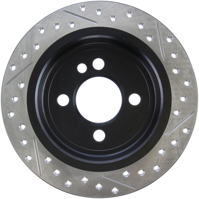 Stoptech 127.34094R 07-09 Mini Cooper/Cooper S Slotted & Drilled Right Rear Rotor