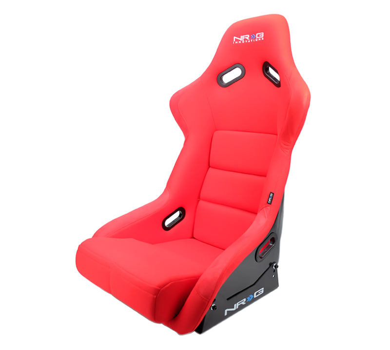 NRG FRP-300RD FRP Bucket Seat (Red Cloth) - Large