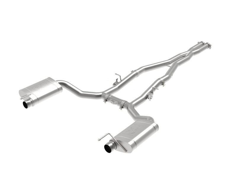 AFE 49-32070 orce-Xp 3in 304 SS Cat-Back Exhaust 15-20 fits Dodge Charger Hellc