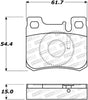 Stoptech 308.062 Street Brake Pads - Front