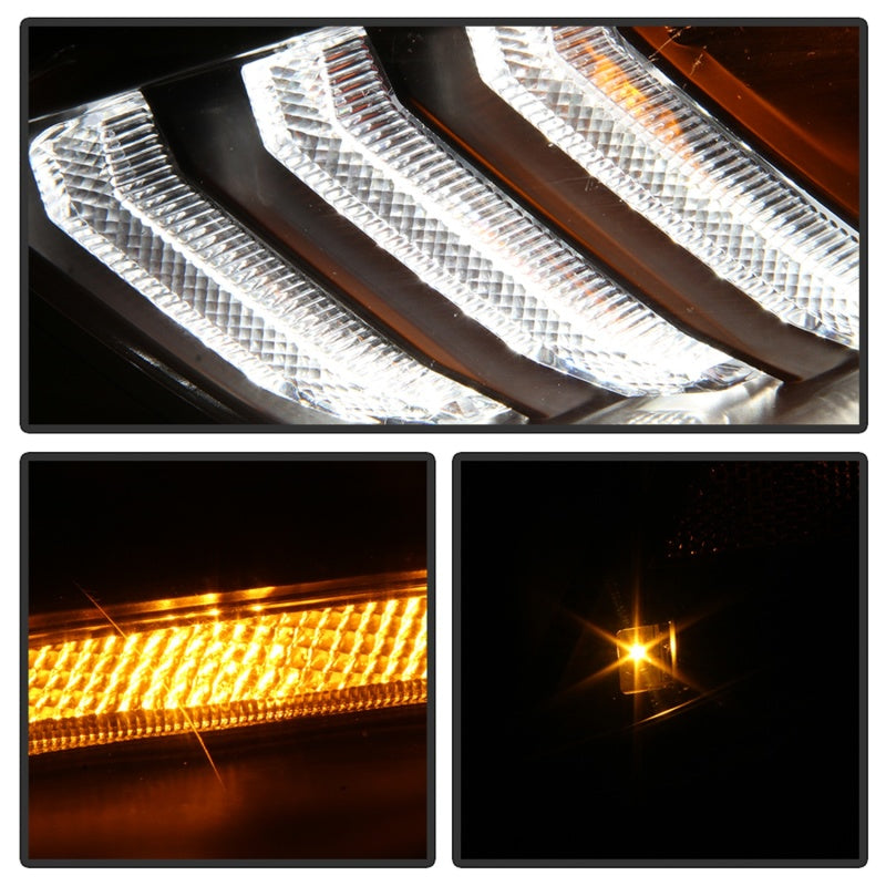 Spyder 5086105 fits Ford 15-18 Focus Projector Headlights - Seq Turn Light Bar