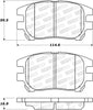 Stoptech 308.093 Street Brake Pads