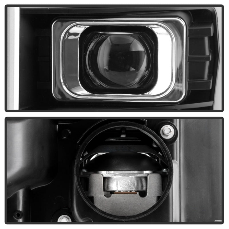 Spyder 5087898 fits Ford 11-16 F250/350/450 V2 High-Power LED Headlights-White
