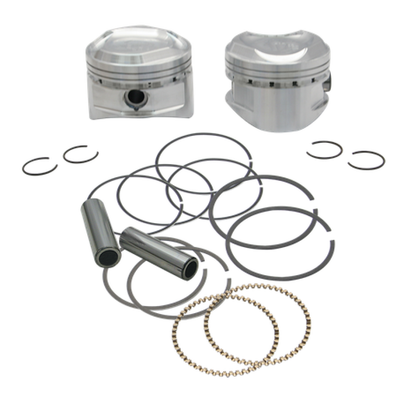 S&S 92-1111 Cycle 84-99 BT LSF 3-5/8in Piston Set - .010in