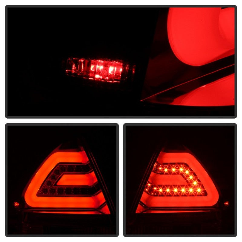 Spyder 5076403 fits Chevy 06-20 Impala 2013 LED Tail Lights Red Clear ALT-YD-CH