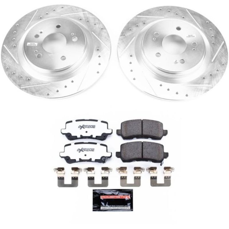 PowerStop K7903-26 18-19 fits Honda Odyssey Rear Z26 Street Warrior Brake Kit
