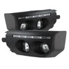 Spyder 5075161 fits Toyota 07-14 FJ Cruiser Fog Lights With LED Daytime Running