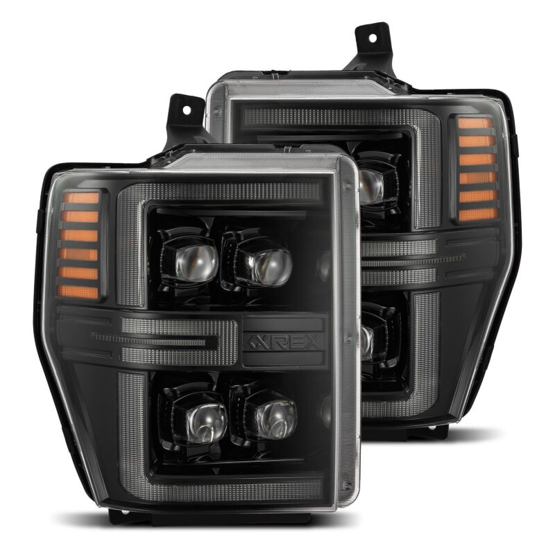 AlphaRex 880311 08-10 fits Ford F250-550 NOVA-Series LED Projector Headlights