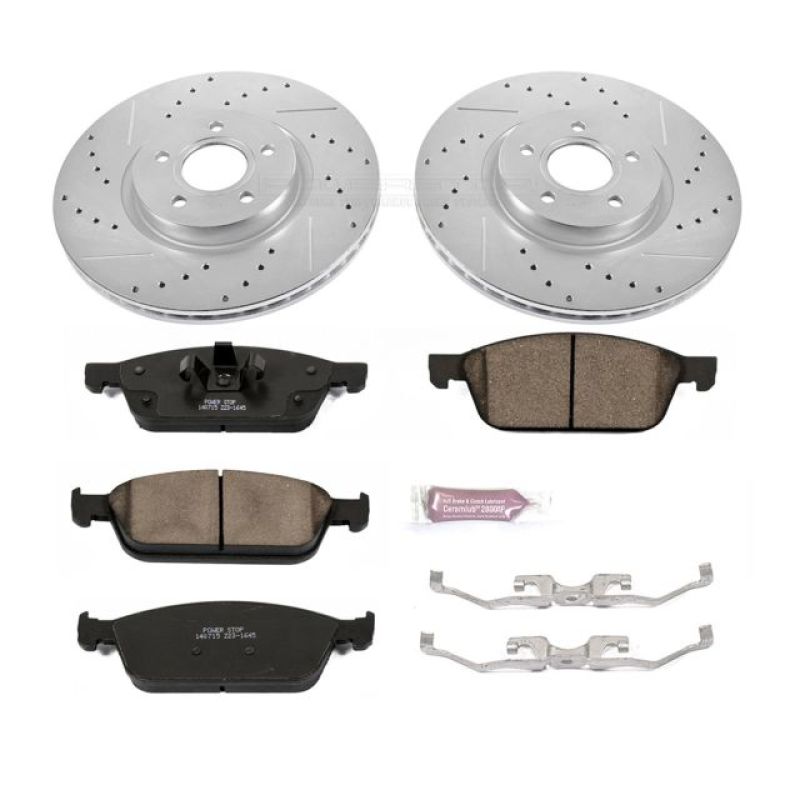 PowerStop K6349 fits Ford 13-19 Escape Front Z23 Evolution Sport Brake Kit