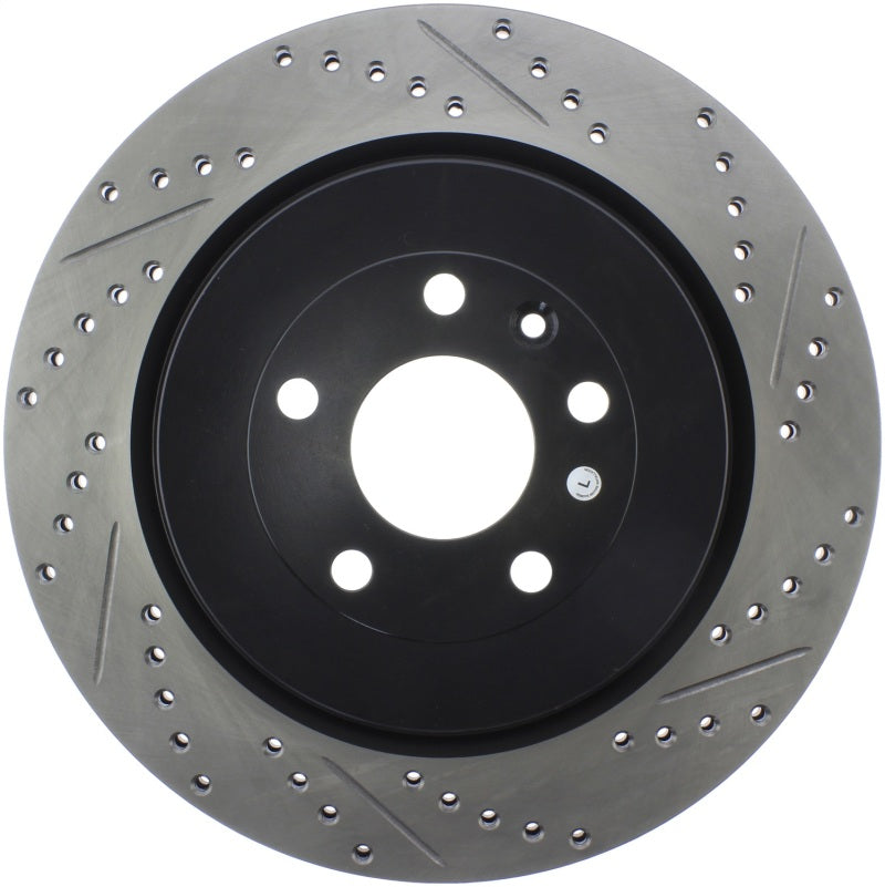 Stoptech 127.65137L Slotted & Drilled Sport Brake Rotor