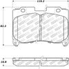 Stoptech 309.0629 Performance 5/93-98 fits Toyota Supra Turbo Front Brake Pads