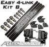 Artec Industries LK0011 Easy 4 Link - Kit B - Tube - 7/8 In & 1 1/4 In Rod Ends
