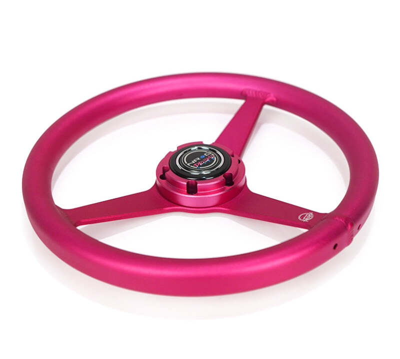 NRG RST-071-PK RST-071-PK Aluminum Steering Wheel 330mm - Heritage Solid Spoke