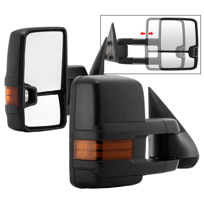 xTune 9936661 fits Chevy Silverado 99-06 G2 LED Signal Telescoping Mirror - SET