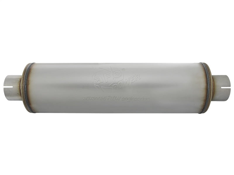 AFE 49M00024 orce-Xp 409 SS Muffler 3-1/2in ID Center/Center x 7in Dia x 24in L