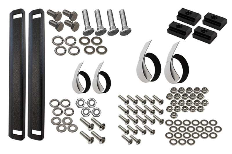 Fishbone Offroad FB21260 fits Jeep Storage/Bed Rack Tie Down Kit Stainless Stee