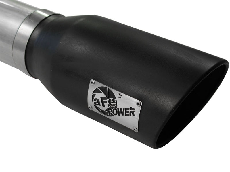 AFE 49-43055-B rce XP 5in DPF-Back Stainless Steel Exhaust , Blk,fits Ford Dies