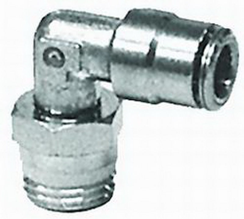 Firestone 3101 Male 1/4in. NPT To 1/4in. PTC Swivel 90 Degree Elbow Air Fitting