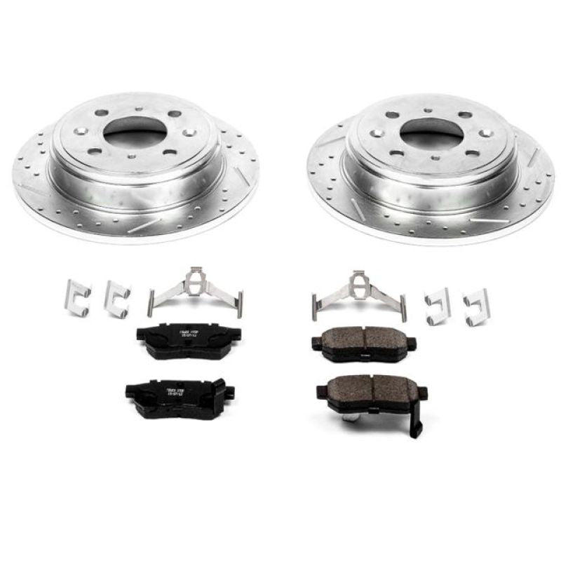 PowerStop K408 fits Acura 90-01 Integra Rear Z23 Evolution Sport Brake Kit