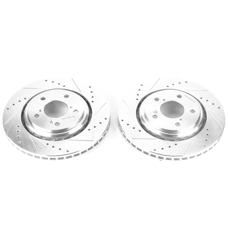 PowerStop fits Acura 17-19 MDX Front Evolution Drilled & Slotted Rotors - Pair