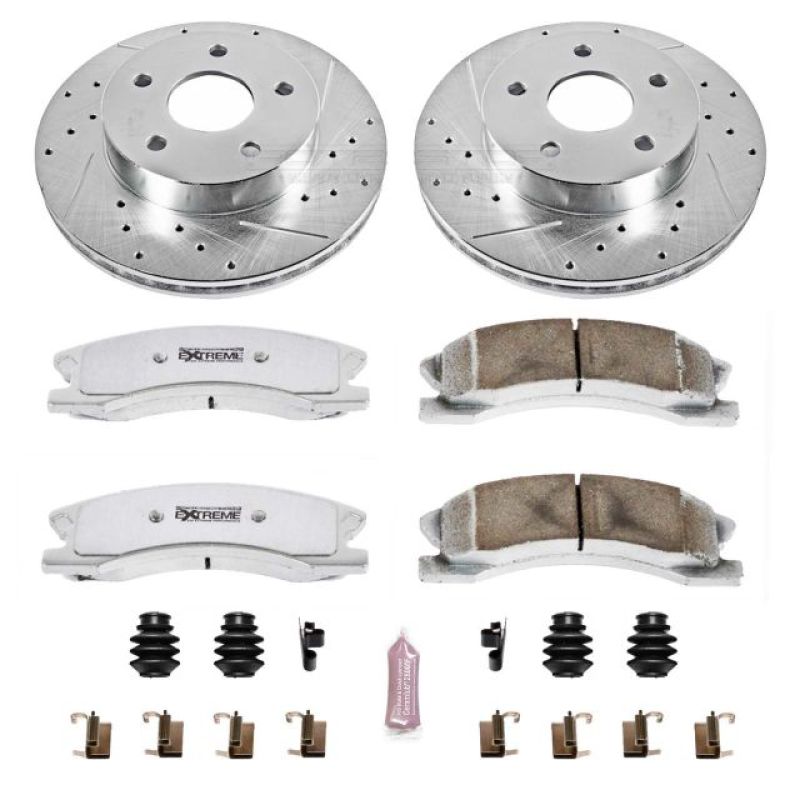 PowerStop K2149 26 fits Jeep Grand Cherokee Front Z26 Street Warrior Brake Kit