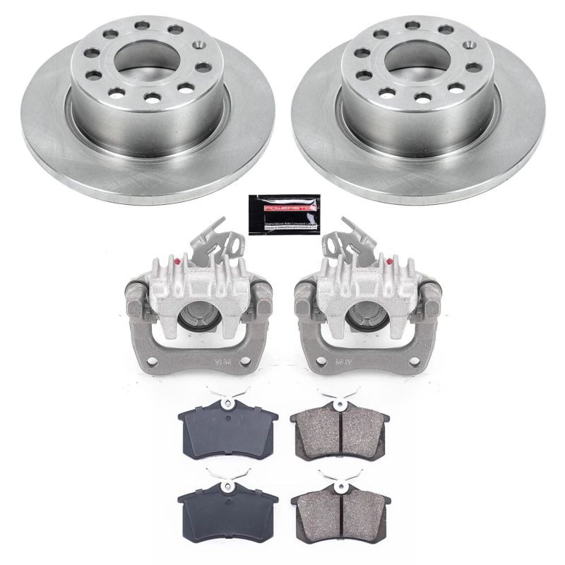 PowerStop KCOE5671 fits Audi 10-13 A3 Rear Autospecialty Brake Kit w/Calipers