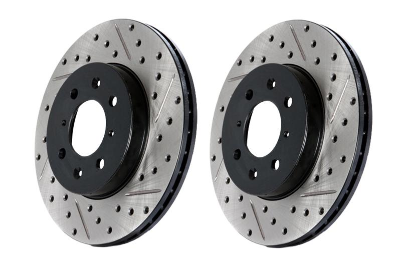Stoptech 127.35129 Centric C-TEK 12-15 Mercedes-Benz ML63 AMG High Carbon OE Design Slotted / Drilled 1PC Brake Rotor