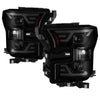 xTune 9042942 15-17 fits Ford F-150 DRL LED Light Bar Projector Headlights - Bl