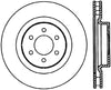 Stoptech 126.63036CSR Power Slot 92-02 Dodge Viper Front Right Cryo Slotted Rotor
