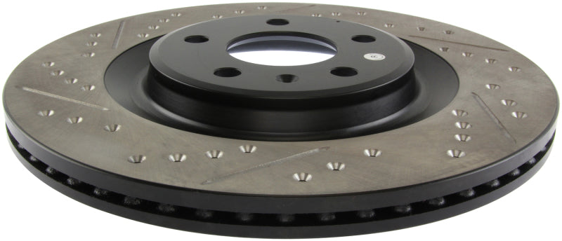 Stoptech 127.33137R Slotted & Drilled Sport Brake Rotor