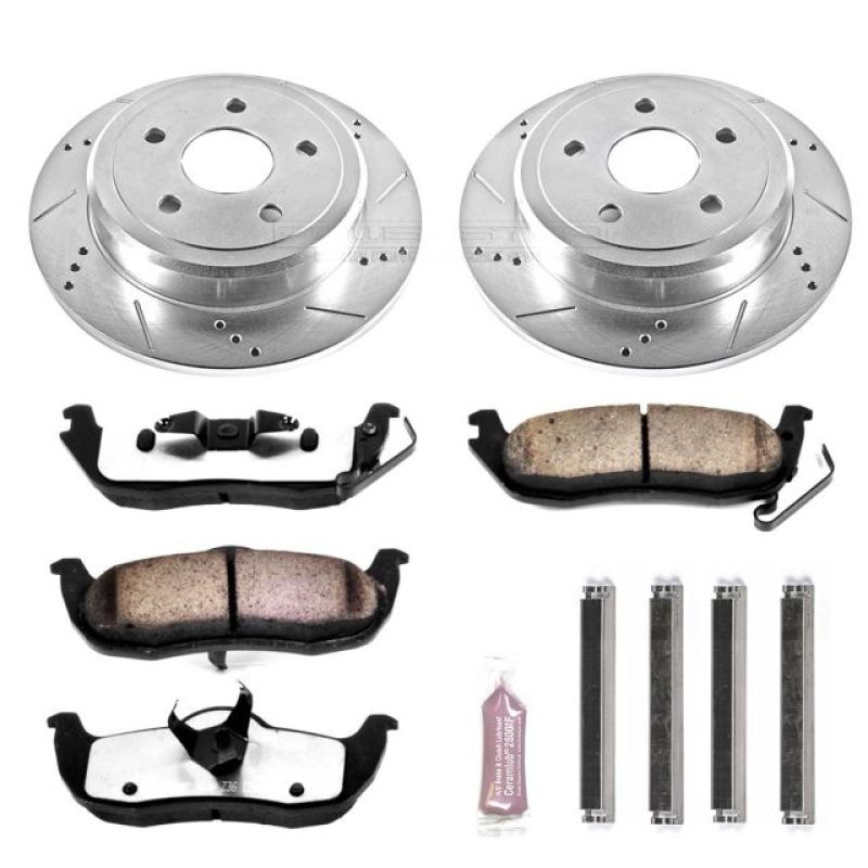 PowerStop K2221-36 06-10 fits Jeep Commander Rear Z36 Truck & Tow Brake Kit