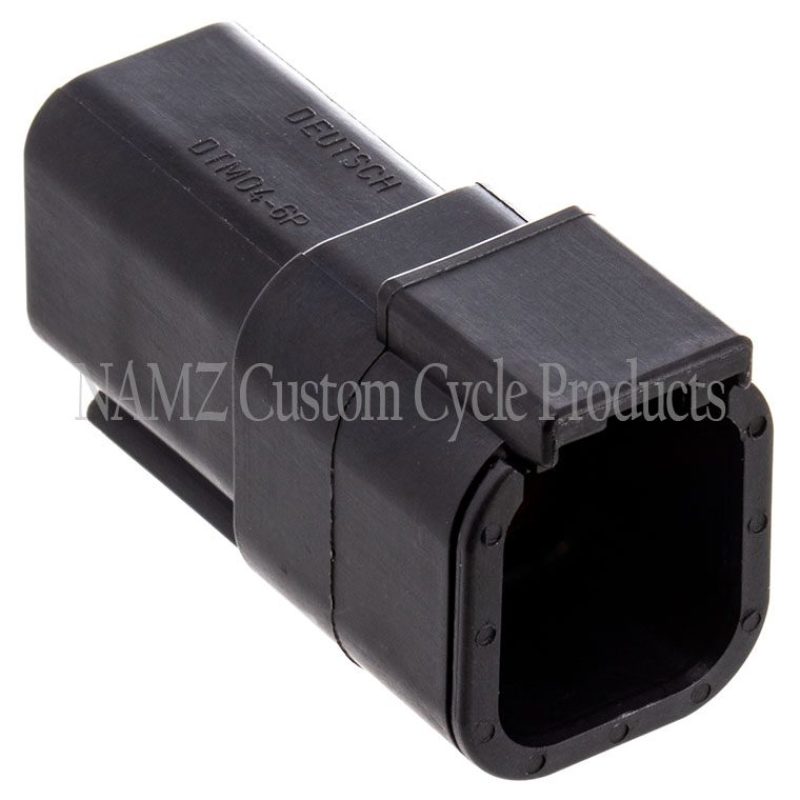 NAMZ MDR-6B Deutsch DTM 6-Position Receptacle w/6 Stamped Terminals & Wedgelock