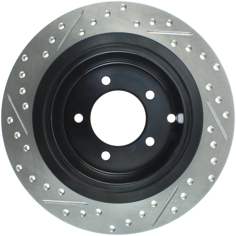 Stoptech 127.63069L Slotted & Drilled Sport Brake Rotor